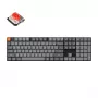 Keychron K5 Max klávesnica Univerzálna USB RF Wireless Bluetooth Čierna Sivá Mechanická RGB