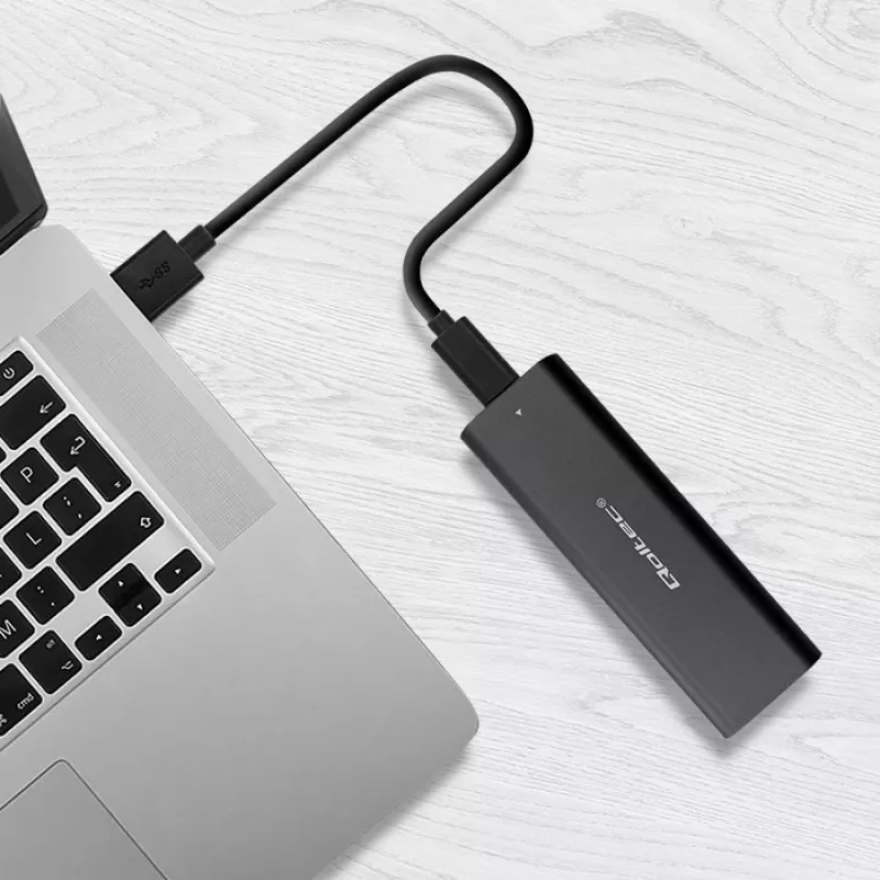 Puzdro na disky M.2 SATA SSD | NGFF | USB Type-C
