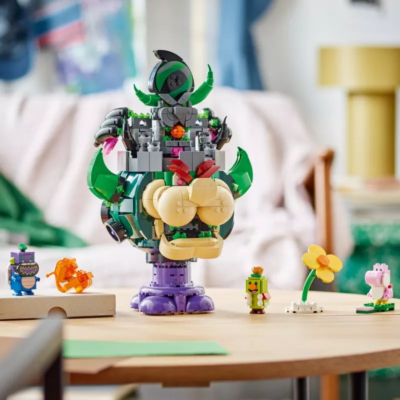 Konštrukčná hračka LEGO Super Mario Princ Florian & hrad Bowser sada 72042
