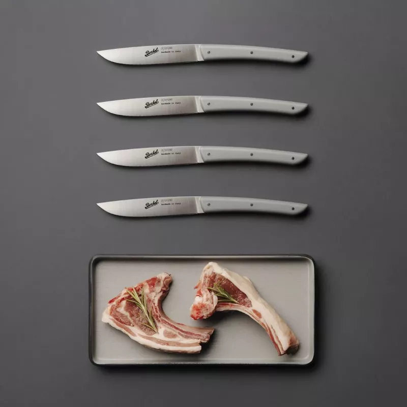 Berkel sada steakových nožov 4 ks farba sivá