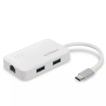 Edimax EU-4308 dokovacia stanica/port replikátor pre notebook USB 3.2 Gen 1 (3.1 Gen 1) Type-C biely