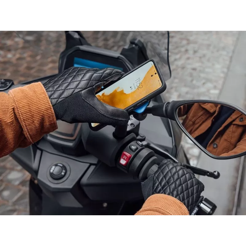 Quad Lock držiak na zrkadlo pasívny držiak mobilného telefónu/smartfónu čierny, modrý