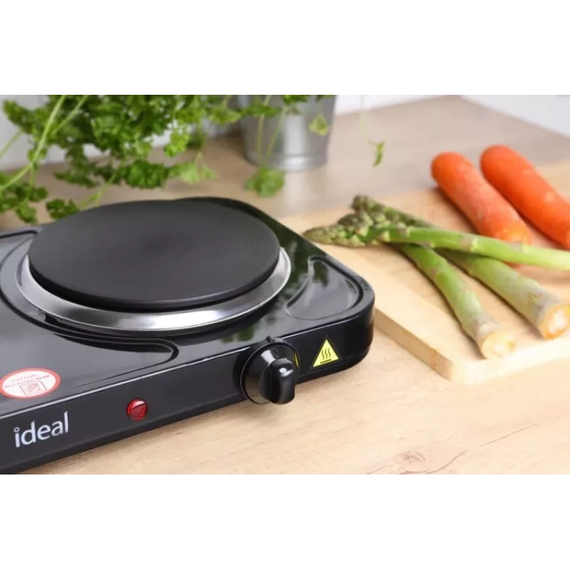 IDEAL 2-platňový elektrický sporák, maximálny výkon 2600 W