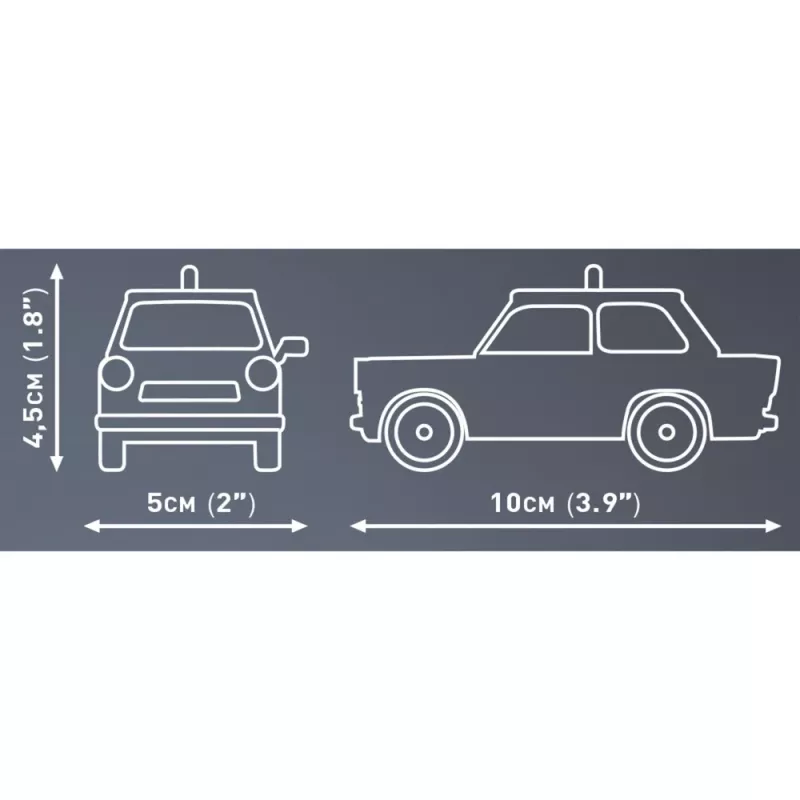 Trabant 601 Polizei, stavebnica