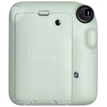 Instantná kamera Fujifilm Instax Mini 12 zelená — obrázok 86x54 mm, film 62x46 mm, ohnisková vzdialenosť 60 mm ekv.