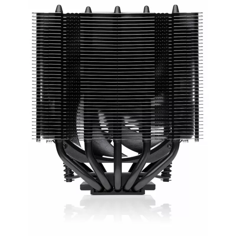 Noctua NH-D12L chromax.black vzduchový chladič CPU, 120 mm, hliník, čierny, 450–2000 RPM, 22,6 dBA
