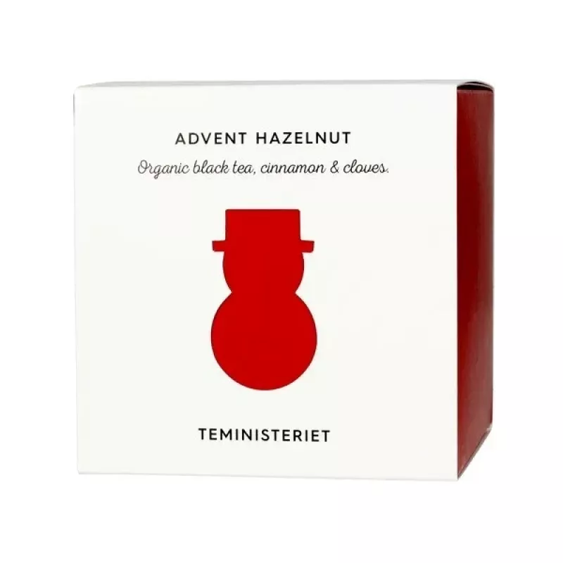 Sypaný čierny čaj Advent Hazelnut 100g - Teministeriet
