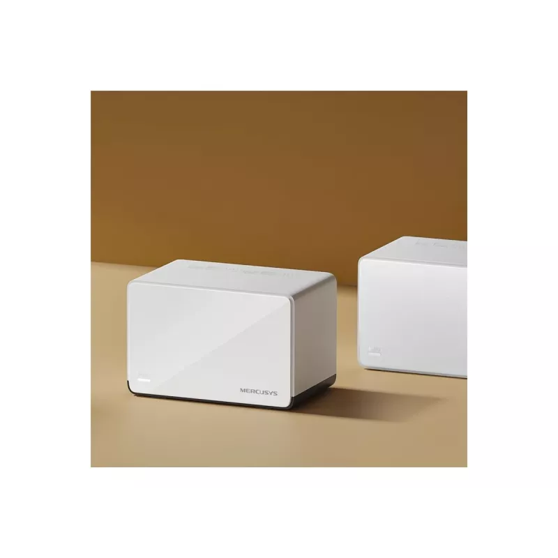 Bezdrôtový router MERCUSYS Halo H85X balenie 2 ks dvojpásmový Wi‑Fi 6 do 3000 Mbit/s mesh systém