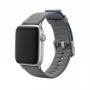 Remienok GUAN Premium Plus pre Apple Watch GA-MAG-BNDA-PP-CGBS sivý/modrý – vhodný pre 38/40/41/42 mm