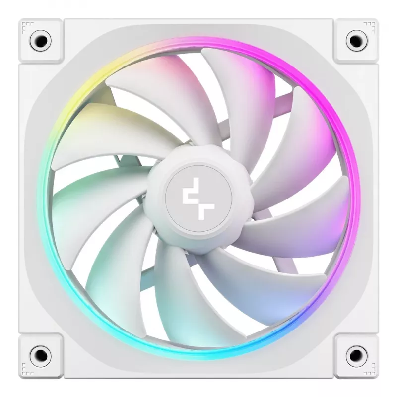 DeepCool FL12 WH ventilátor do skrinky, 120 mm, 500–2150 ot./min, 32 dB, 12 V, biely