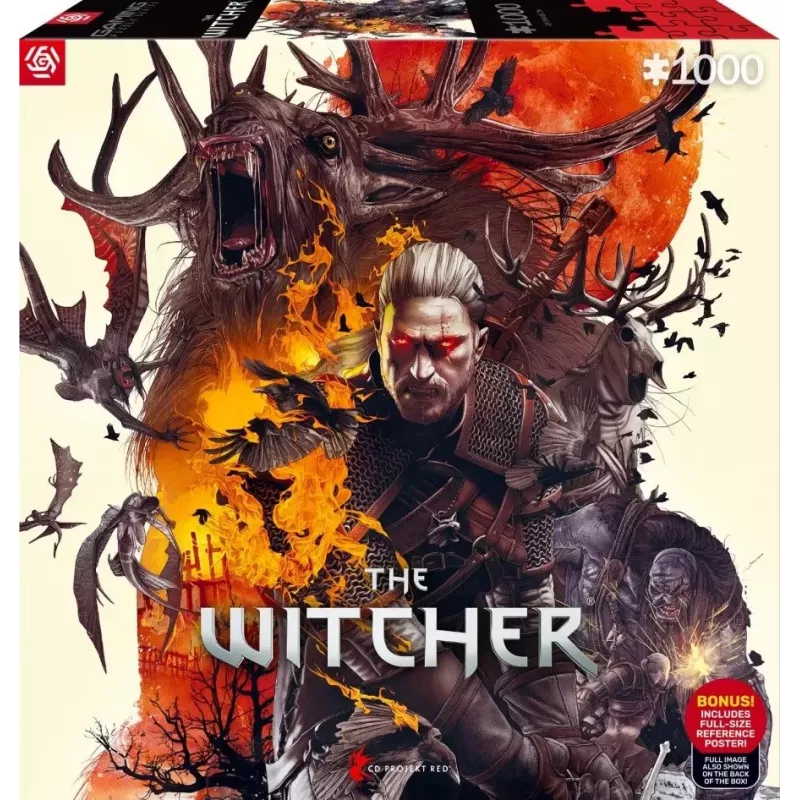 Good Loot Gaming Puzzle: The Witcher Monsters, 1000 dielikov