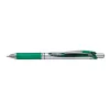 Zasúvací gélový roller Pentel EnerGel Xm zelený