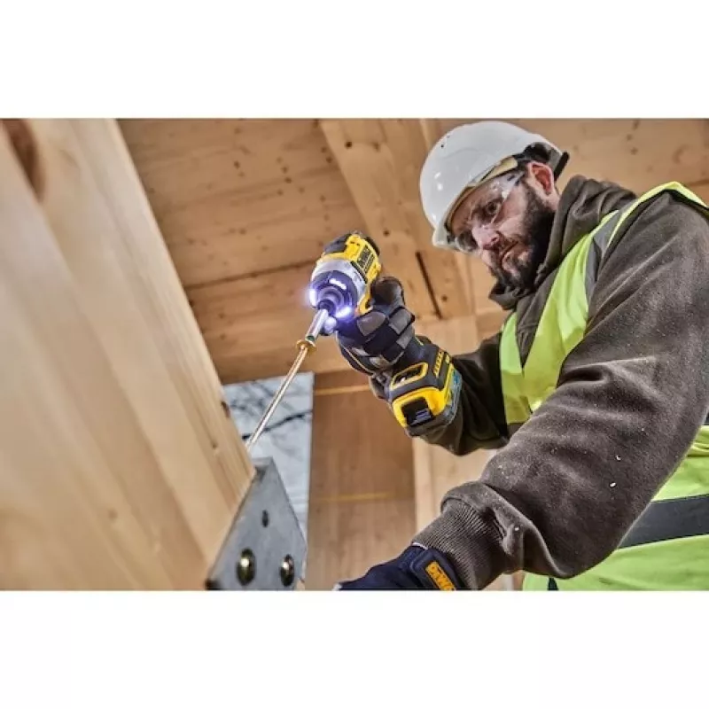 DeWALT DCF860N-XJ akumulátorový skrutkovač/rázový uťahovač 3800 ot/min čierna, žltá