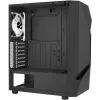 Aerocool Scape-G-BK-v2 Midi-Tower, Tempered Glass, FRGB - čierna