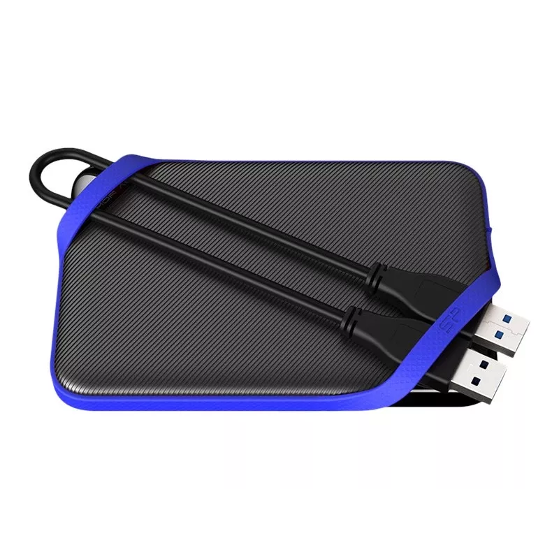 Externý pevný disk Silicon Power A62S 2TB, USB Type-A 3.2 Gen 1, modrý/čierny