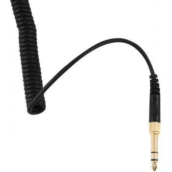 Rovný náhradný kábel pre Beyerdynamic DT 770 PRO, čierny