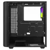 Savio Noctis Glass RGB Cube počítačová skriňa, ATX/Micro-ATX/Mini-ITX, predná strana z tvrdeného skla, RGB ventilátory, čierna