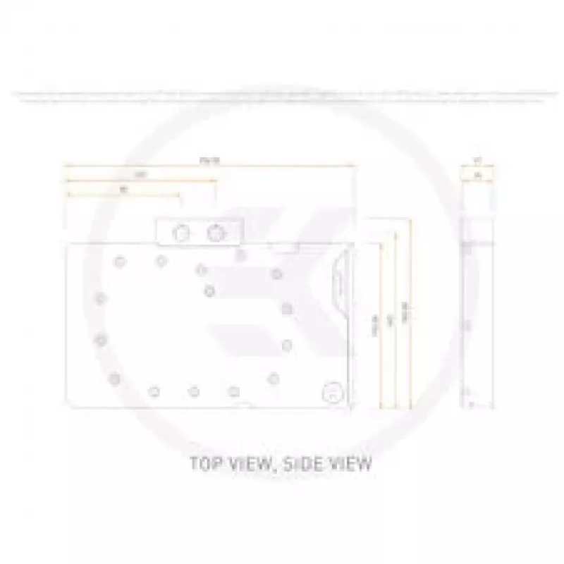EKWB EK-Quantum Vector³ Suprim RTX 5090 GPU vodný chladič, D-RGB, backplate - akryl