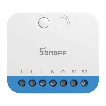 Nástenný Sonoff MINI-ZBDIM Zigbee smart mini kontrolér/dimmer pre osvetlenie – kompaktný inline modul