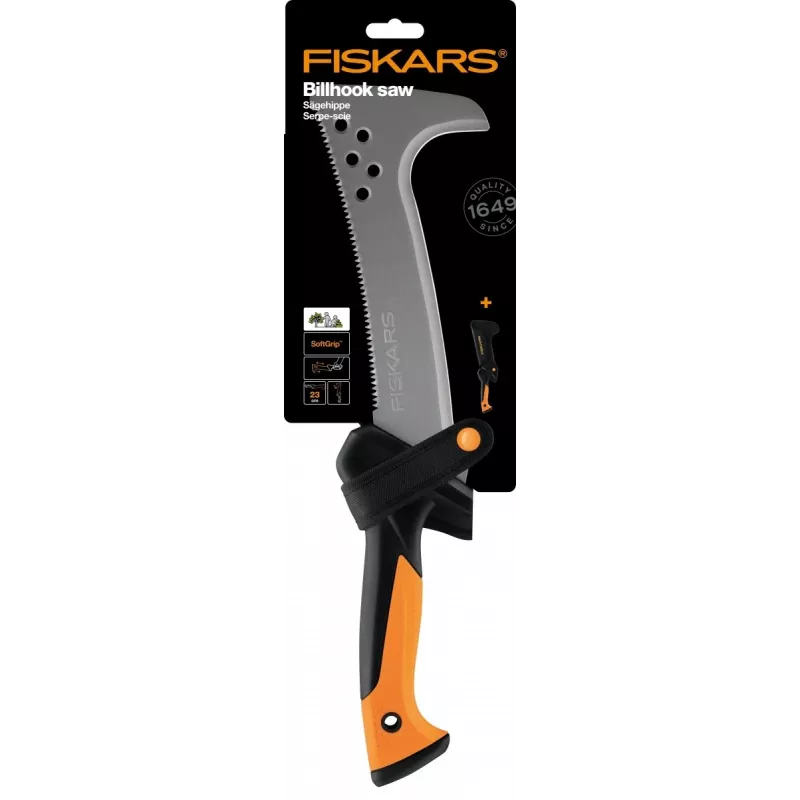 Fiskars 1051233 ručná píla rámová píla 23 cm čierna, oranžová, strieborná