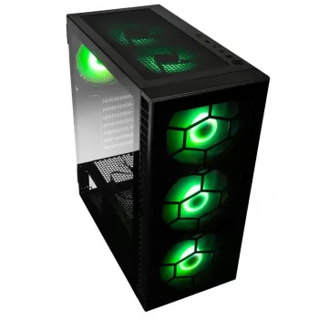 Kolink Observatory HF Plus Glass ARGB Midi-Tower - čierna