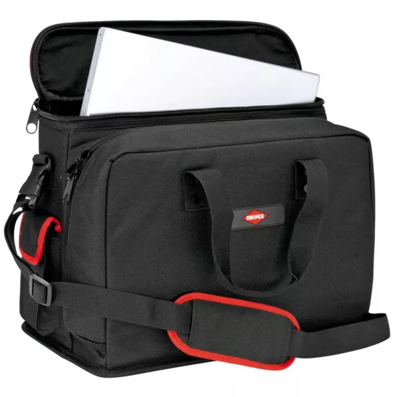 Knipex 00 21 10 LE kufrík na náradie čierny, červený polyester