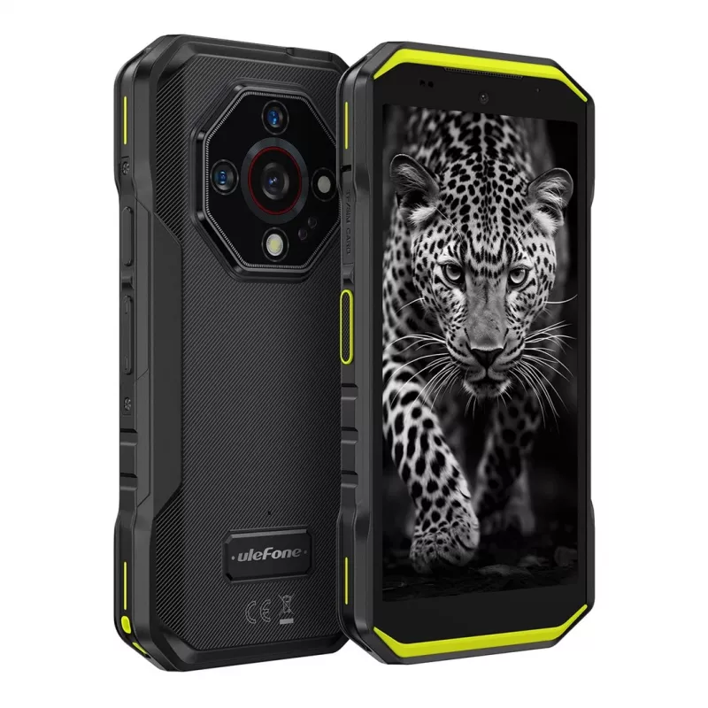 Ulefone Armor X32 smartfón, 5,65 palca, 6 GB RAM, 128 GB, Android 14, 5500 mAh, Vivid Green