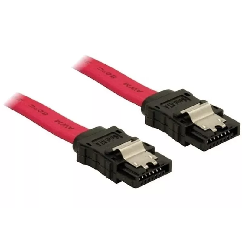 SATA kábel DeLOCK 84302 0,5 m červený