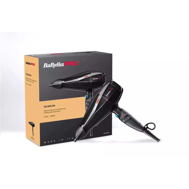 BaByliss Excess-HQ sušič vlasov 2600 W čierny