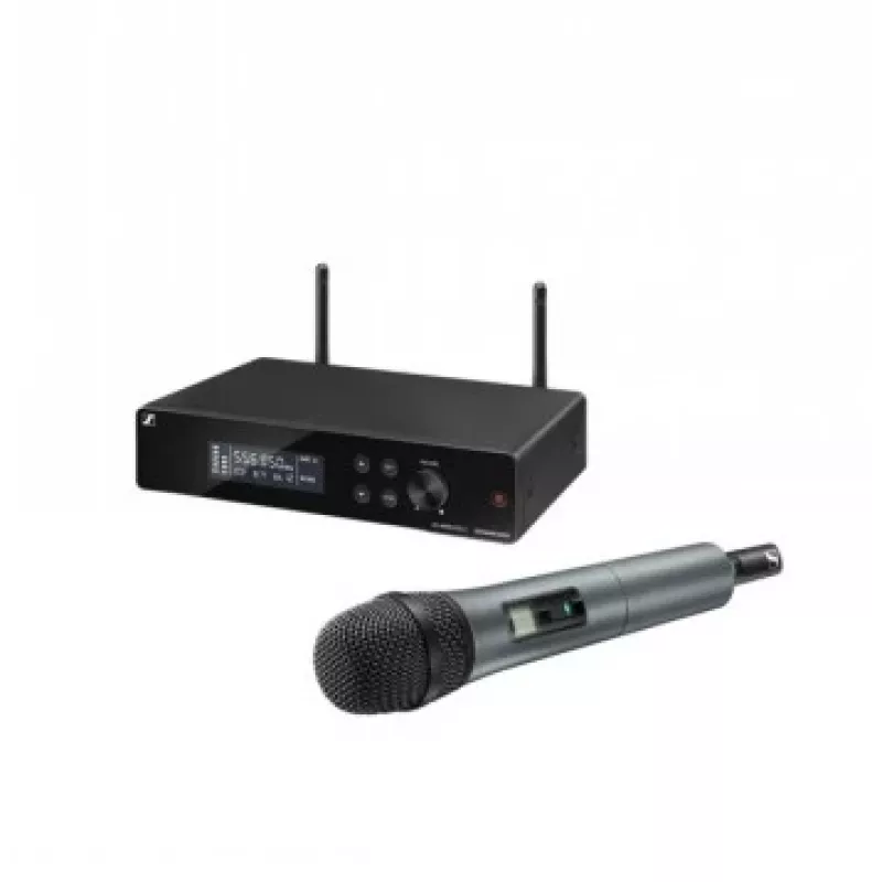 Sada bezdrôtového speváckeho mikrofónu Sennheiser XSW 2-835-A — dynamický kardioidný mikrofón, UHF prijímač, dosah až 100 m