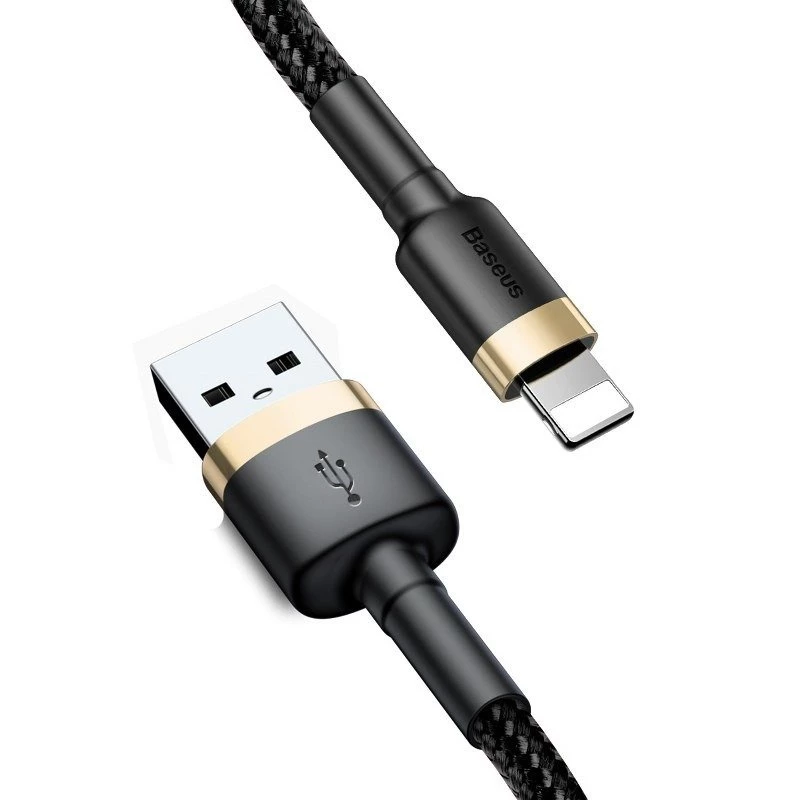 Baseus Cafule kábel USB Lightning 1,5 A 2 m (zlatý+čierny)