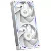 Skriňový ventilátor do počítača NZXT F240X 120 mm biely, 1 kus, 240 × 120 × 30 mm