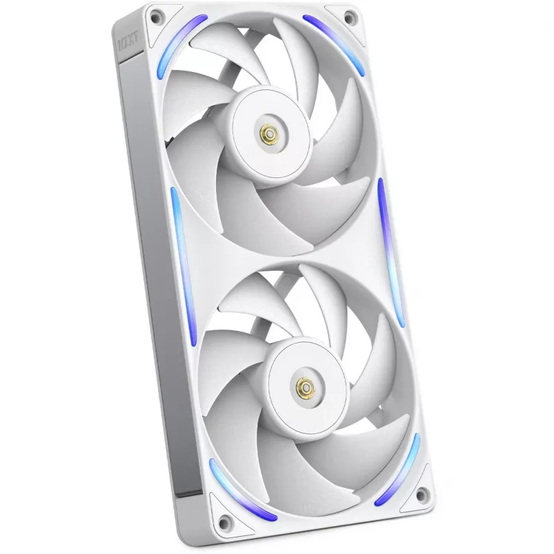 Skriňový ventilátor do počítača NZXT F240X 120 mm biely, 1 kus, 240 × 120 × 30 mm