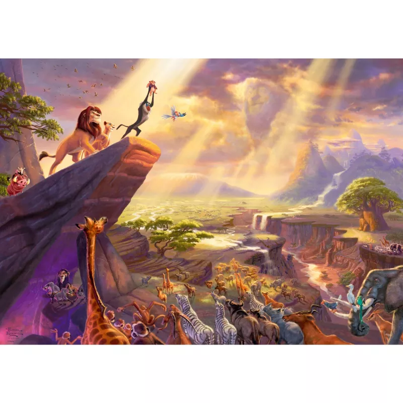 Thomas Kinkade Studios: Disney Dreams Collection - Der König der Löwen, puzzle 1000 dielikov