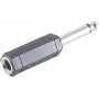 Adaptér ShiverPeaks 57003 — mono 6,3 mm jack konektor samec na 6,3 mm jack konektor samica