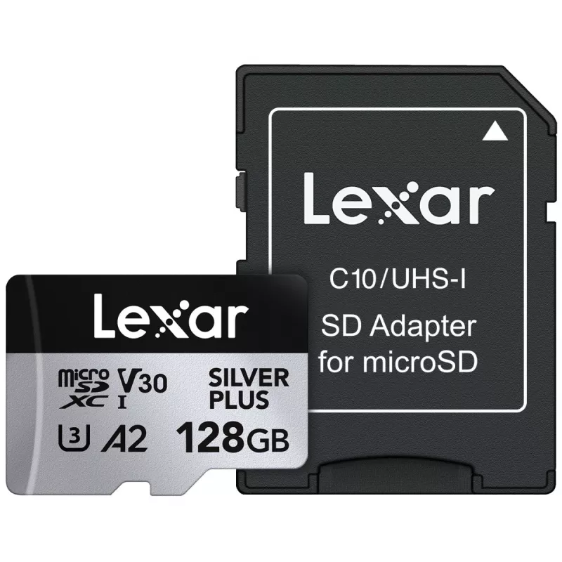 Flash pamäť Lexar 128 GB UHS-I MicroSDXC Professional SILVER PLUS