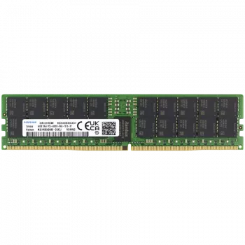 Samsung - DDR5 - modul - 64GB - DIMM 288-PIN - 4800 MHz / PC5-38400 - CL40 registrovaná - ECC (M321R8GA0BB0-CQK)
