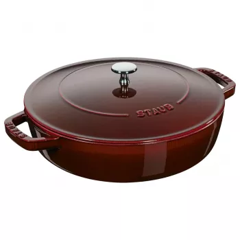Hlboký dusací hrniec s pokrievkou Staub - 28 cm Grenadyna