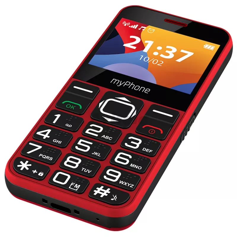 myPhone Halo 3 mobilný telefón, 2,31 palca IPS, Single SIM, 1000 mAh, červený