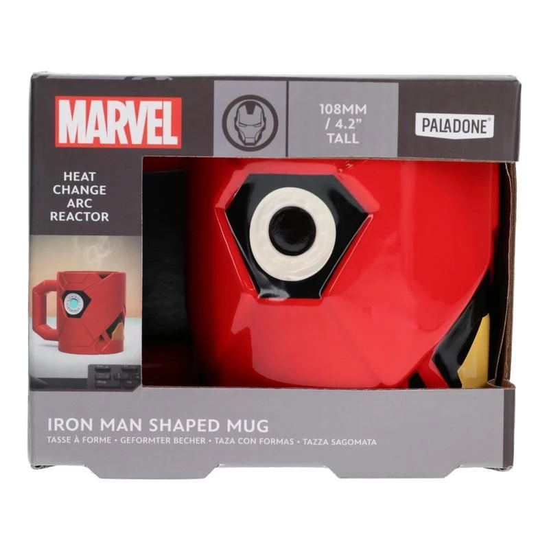 Hrnček Paladone Iron Man tvarovaný červený 0,5L jednotlivé