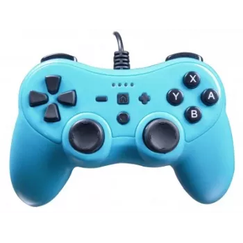 Káblový ovládač SUBSONIC SA5488-1 Neon Blue — pre Nintendo Switch, káblové pripojenie
