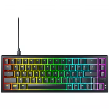 CHERRY K5V2 Kompaktná klávesnica Gaming USB QWERTY anglická čierna 67 klávesov RGB LED