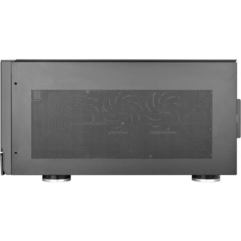 SilverStone Crown 04 PC skriňa SST-CW04TB — HTPC formát, podpora SSI-EEB, tmavosivá