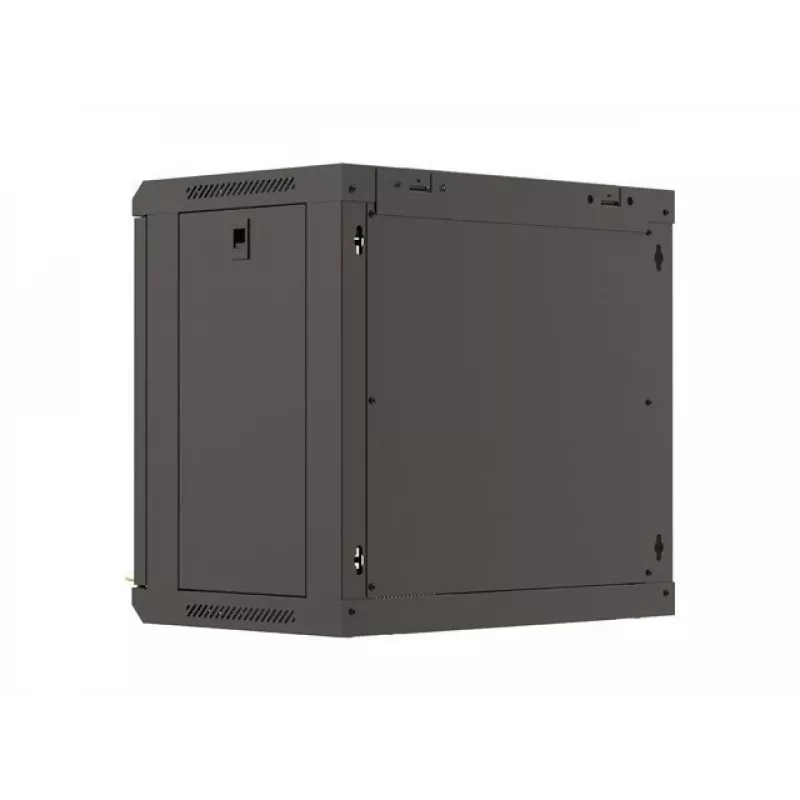 Nástenný rack LANBERG WF03-5309-10B, 9U, 500×350×540 mm, max. zaťaženie 60 kg, čierny