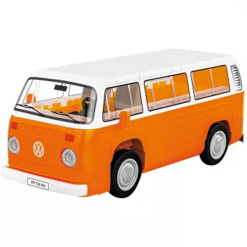 Modelová stavebnica Cobi Volkswagen T2b autobus oranžový, mierka 1:35, stavebnica