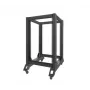 Lanberg Open Rack 19 18u 600x800 čierny Lanberg
