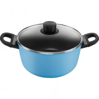 Panvica Ballarini Caprera 2H 24 cm, nepriľnavá, modrá