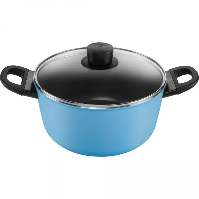 Panvica Ballarini Caprera 2H 24 cm, nepriľnavá, modrá