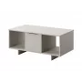 Konferenčný stolík cama meble ALMA 100×55×55 cm, obdĺžniková béžový doska, kašmírový finiš