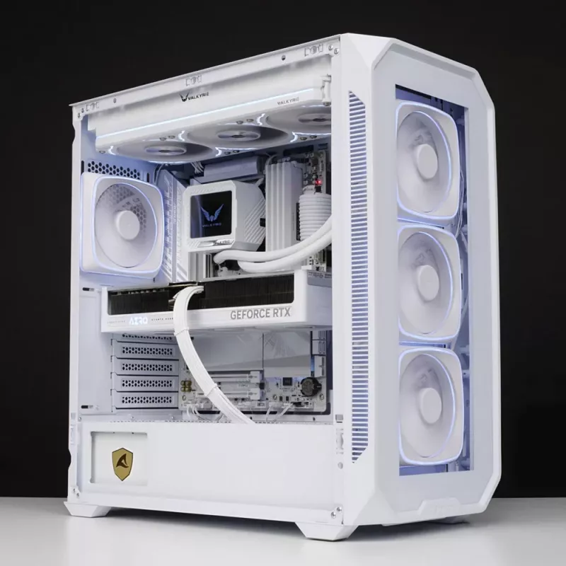 Kvapalinový CPU chladič Valkyrie VK-AIOV240W 240-mm radiátor s LCD